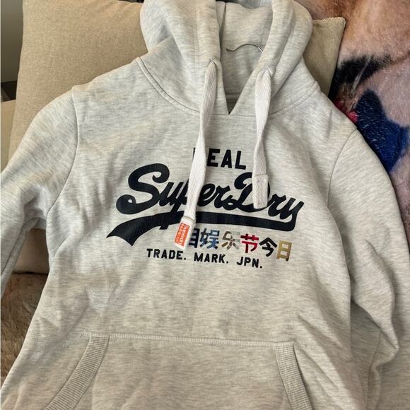 Superdry Gray Hoodie - Picture 2 of 4